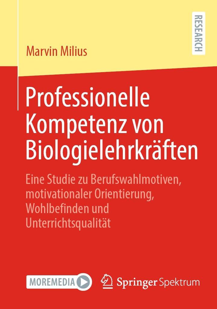 Produktbild: Professionelle Kompetenz von Biologielehrkräften | Marvin Milius