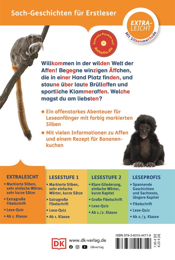 Weitere Ansicht: SUPERLESER! Zu Besuch bei den Affen | Elke Sagenschneider