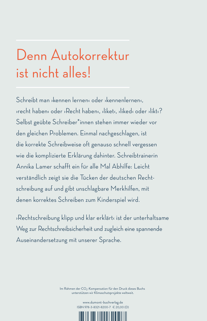 Weitere Ansicht: Rechtschreibung klipp und klar erklärt | Annika Lamer