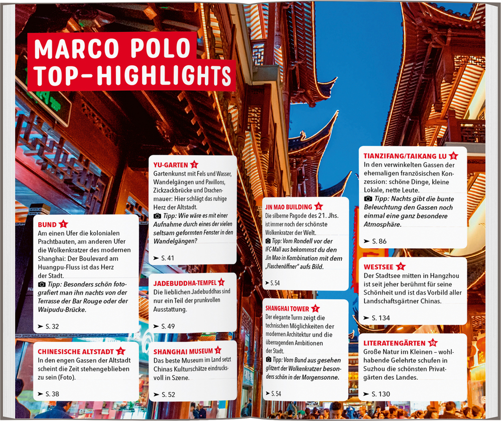 Weitere Ansicht: MARCO POLO Reiseführer Shanghai, Sozhou, Hangzhou | Françoise Hauser, Hans-Wilm Schütte, Sabine Meyer-Zenk, Volker Häring