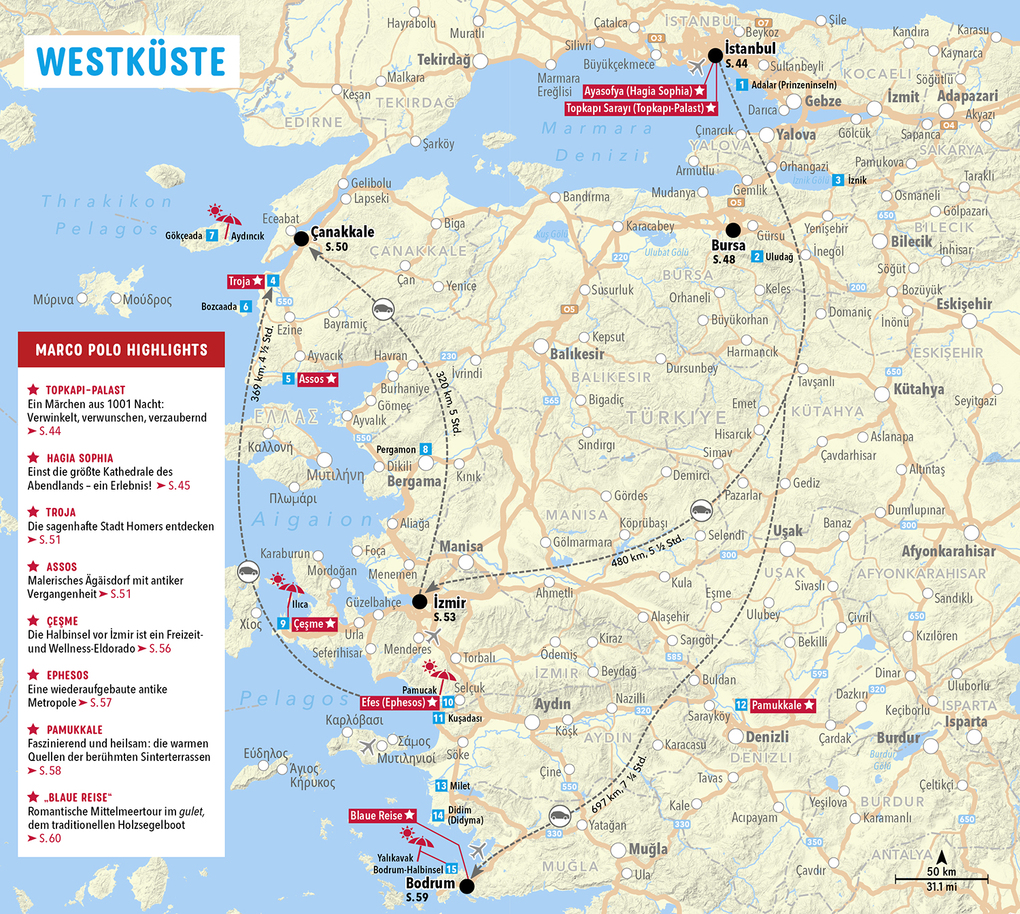 Weitere Ansicht: MARCO POLO Reiseführer Türkei | Jürgen Gottschlich, Dilek Zaptcioglu-Gottschlich, Gunnar Köhne