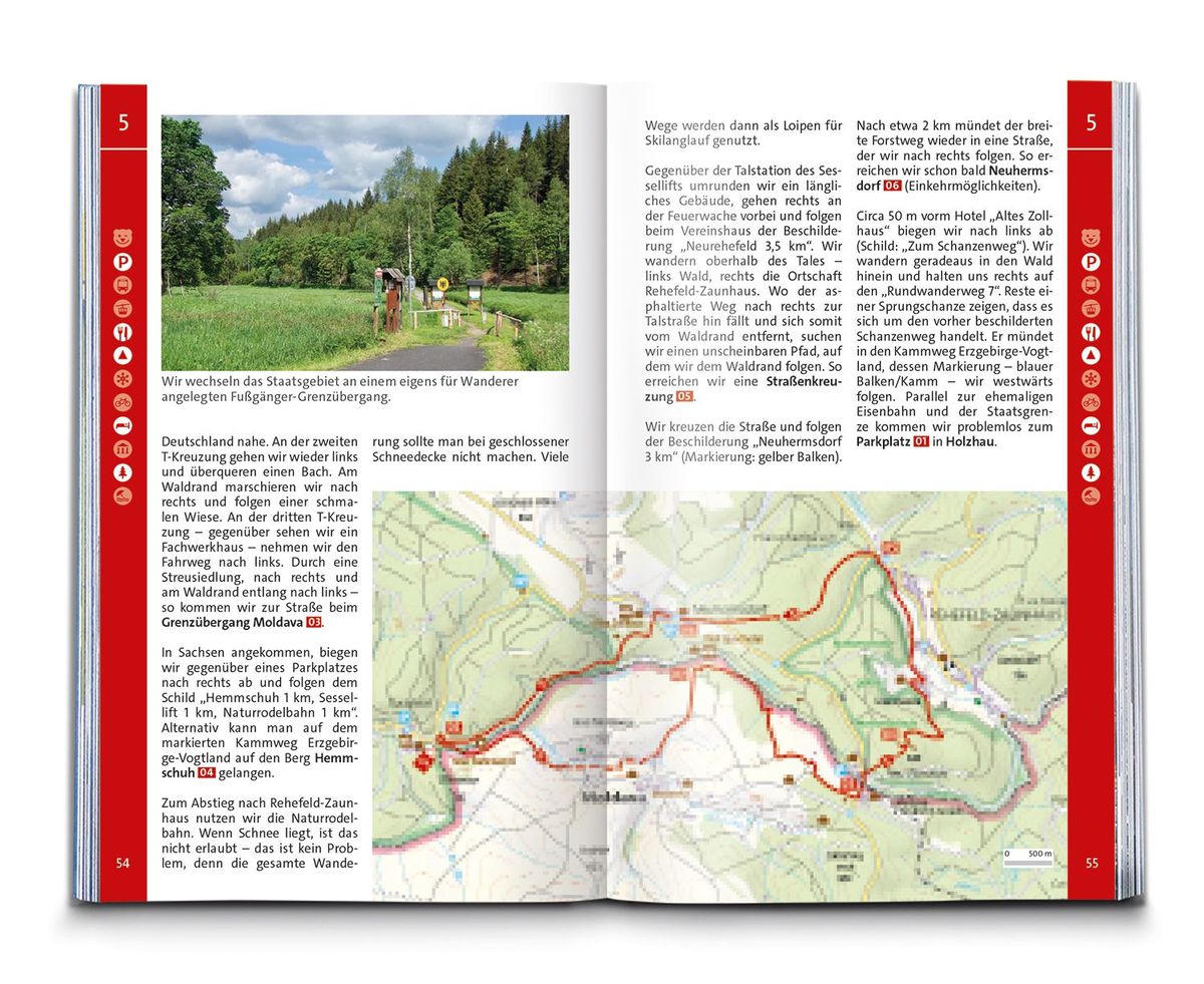 Weitere Ansicht: KOMPASS Wanderführer Erzgebirge, 55 Touren mit Extra-Tourenkarte | Sven Hähle