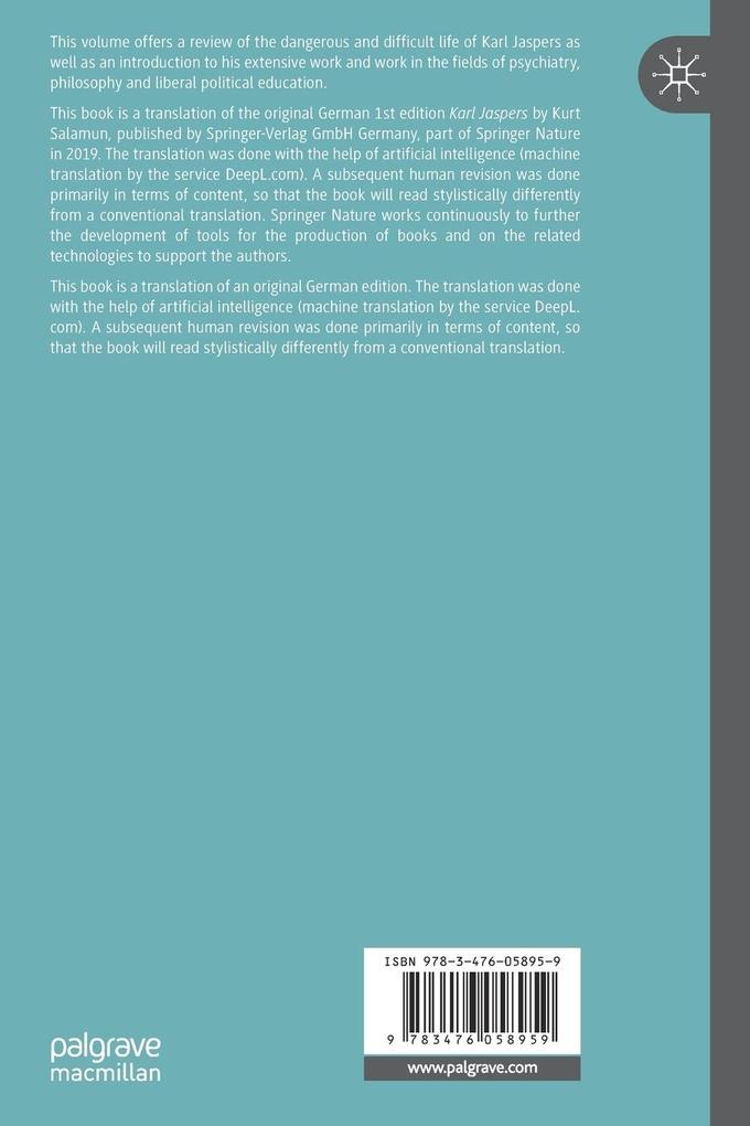 Weitere Ansicht: Karl Jaspers | Kurt Salamun