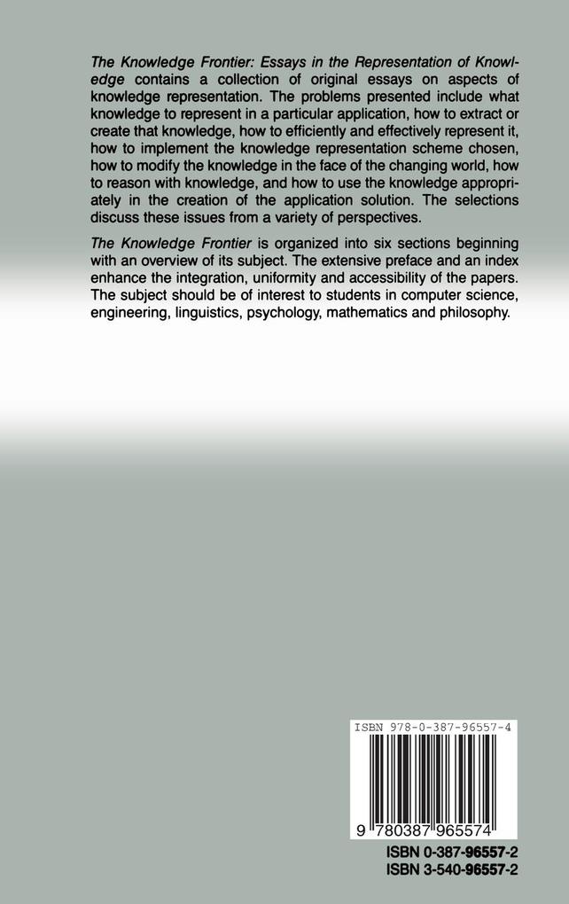 Weitere Ansicht: The Knowledge Frontier