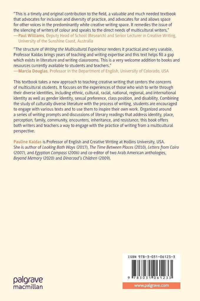 Weitere Ansicht: Writing the Multicultural Experience | Pauline Kaldas