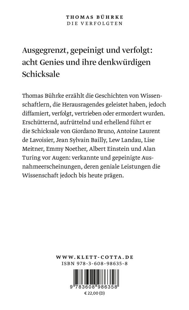 Weitere Ansicht: Die Verfolgten | Thomas Bührke