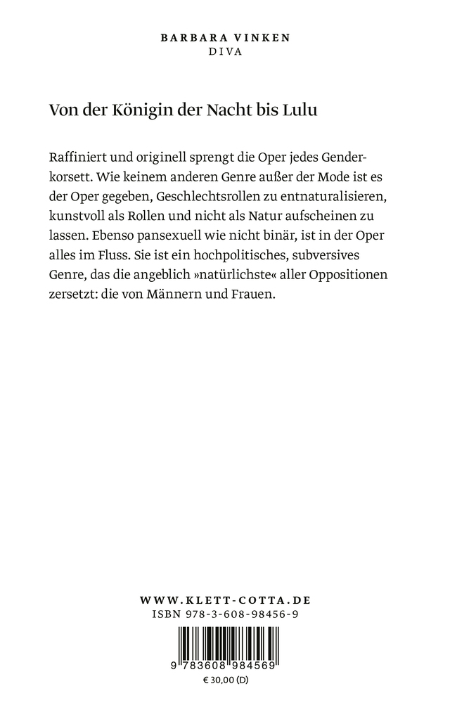 Weitere Ansicht: Diva | Barbara Vinken