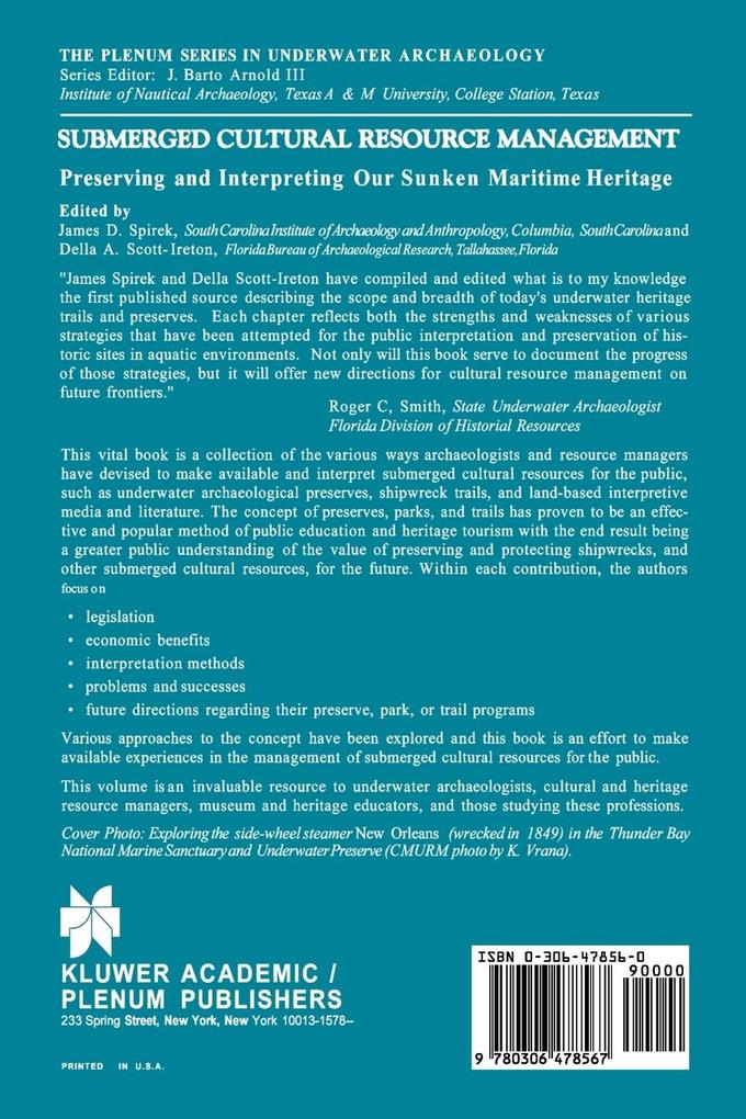 Weitere Ansicht: Submerged Cultural Resource Management
