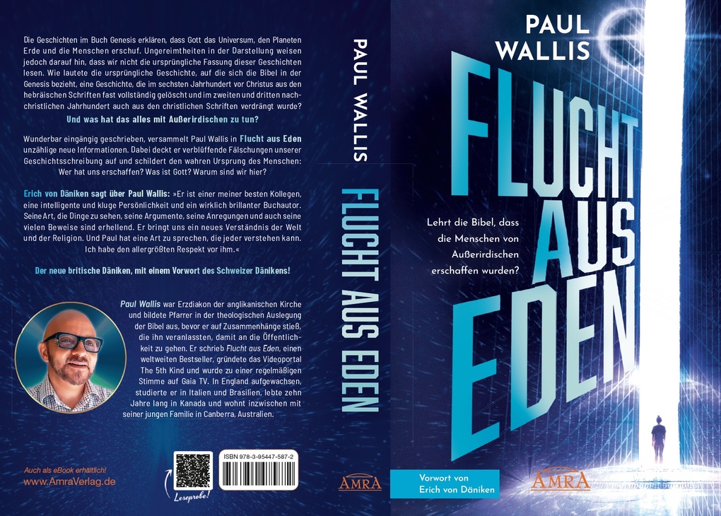 Weitere Ansicht: FLUCHT AUS EDEN [Exklusives Vorwort von Erich von Däniken] | Paul Wallis