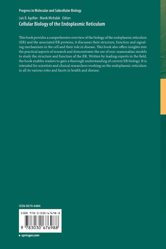 Weitere Ansicht: Cellular Biology of the Endoplasmic Reticulum