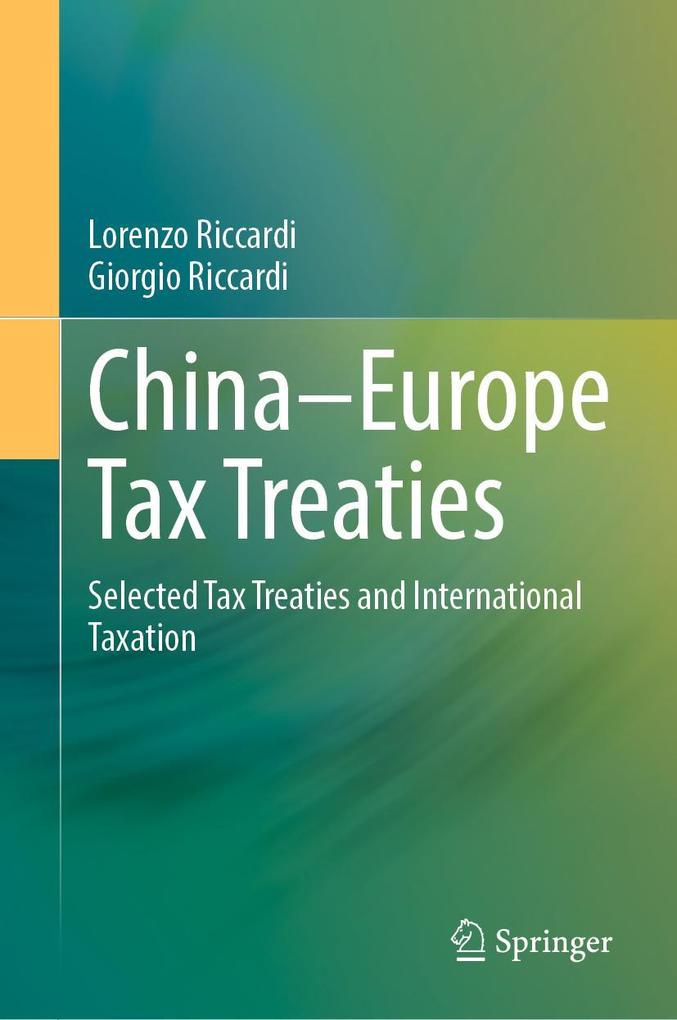 Produktbild: China-Europe Tax Treaties | Lorenzo Riccardi, Giorgio Riccardi