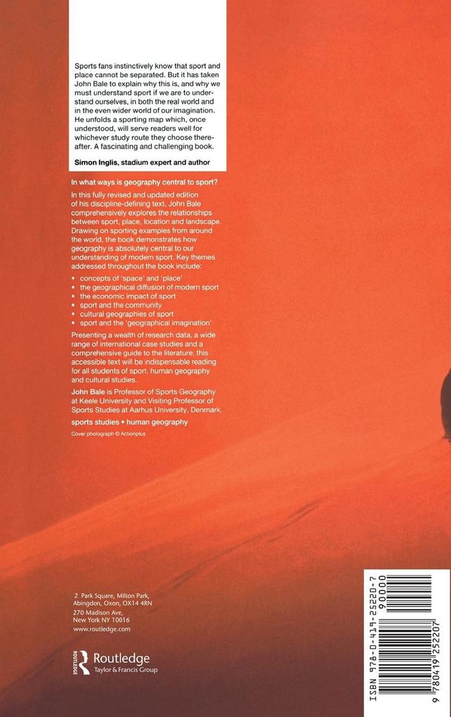 Weitere Ansicht: Sports Geography | J. Bale