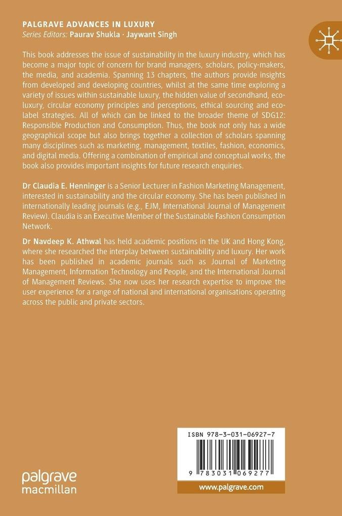 Weitere Ansicht: Sustainable Luxury
