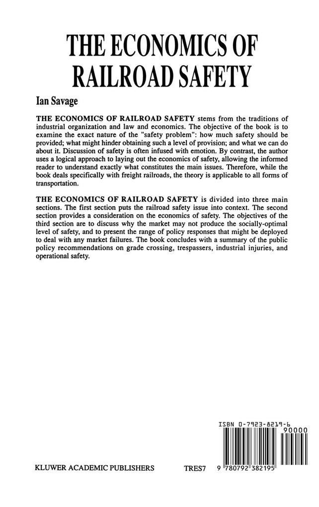 Weitere Ansicht: The Economics of Railroad Safety | Ian Savage