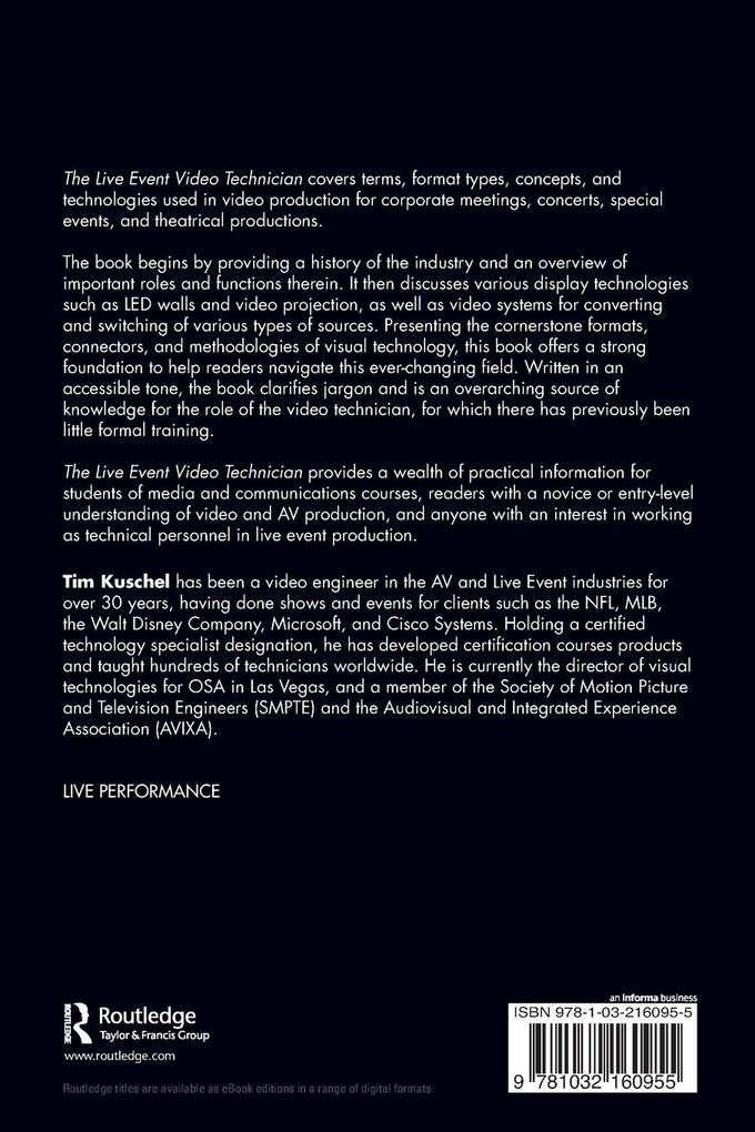 Weitere Ansicht: The Live Event Video Technician | Tim Kuschel