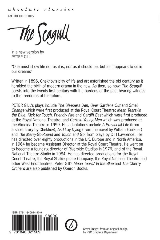 Weitere Ansicht: The Seagull | Anton Chekhov, Peter Gill