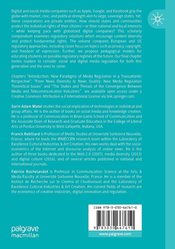 Weitere Ansicht: Digital and Social Media Regulation