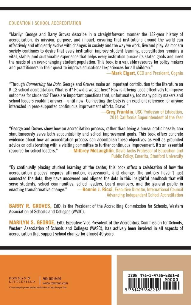 Weitere Ansicht: Connecting the Dots of Accreditation | Barry R. Groves, Marilyn S. George