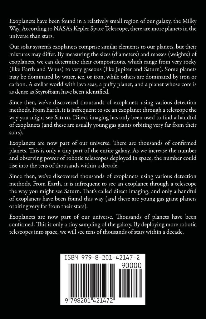 Weitere Ansicht: Exoplanets, The Frontier of Modern Astronomy | Denzel Carter Jackson