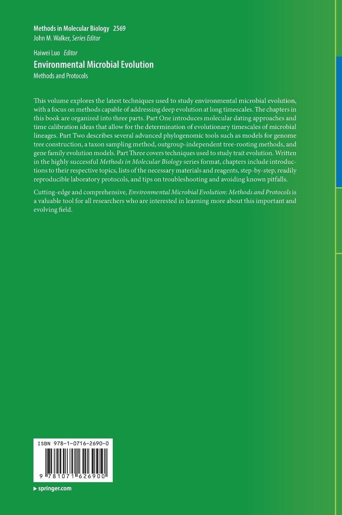 Weitere Ansicht: Environmental Microbial Evolution