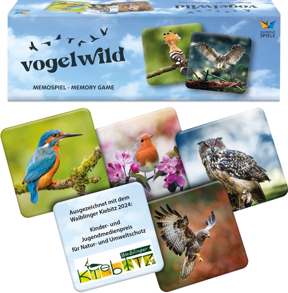 Weitere Ansicht: Vogelwild - Memospiel | Tanja Philippeit