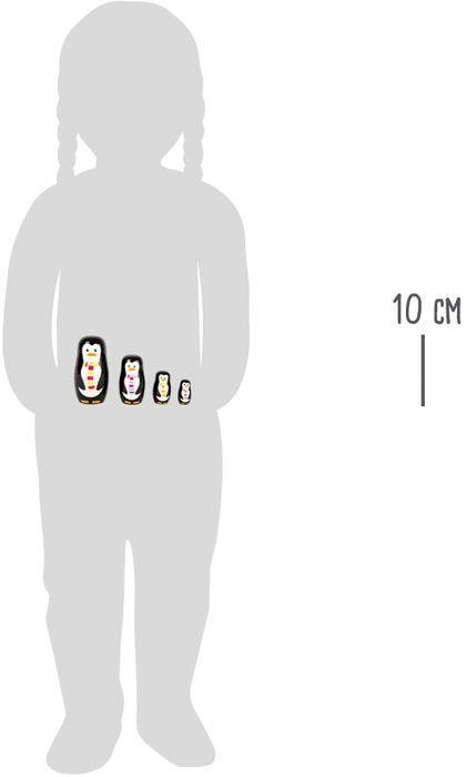 Weitere Ansicht: Matrjoschka Pinguin-Familie