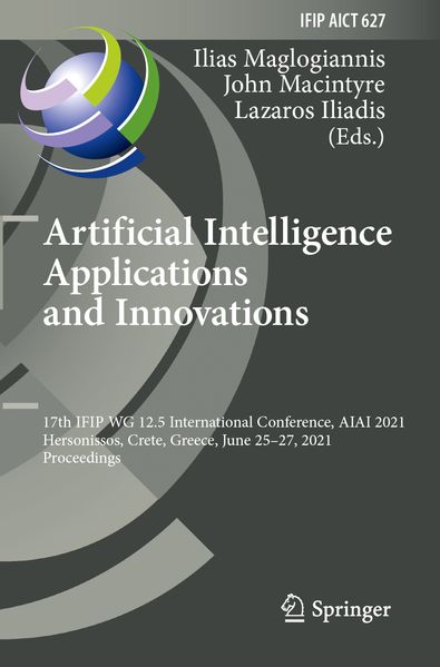 Produktbild: Artificial Intelligence Applications and Innovations