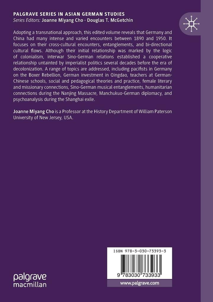 Weitere Ansicht: Sino-German Encounters and Entanglements