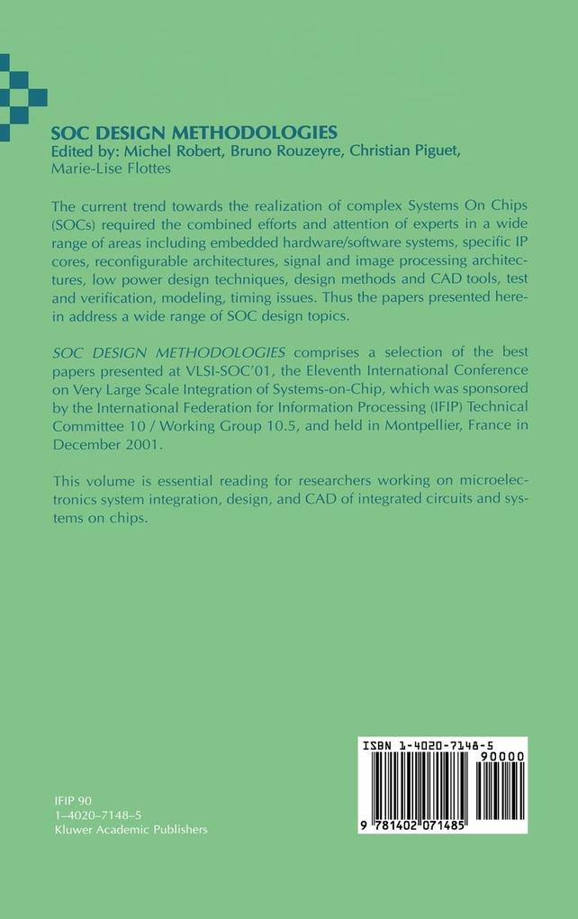 Weitere Ansicht: SOC Design Methodologies