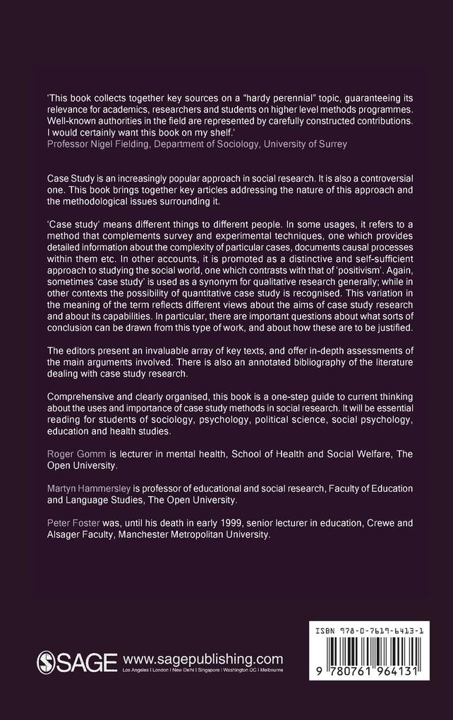 Weitere Ansicht: Case Study Method