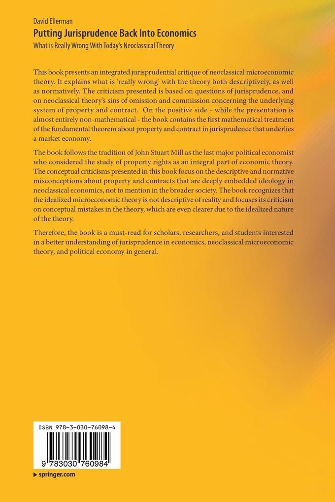 Weitere Ansicht: Putting Jurisprudence Back Into Economics | David Ellerman