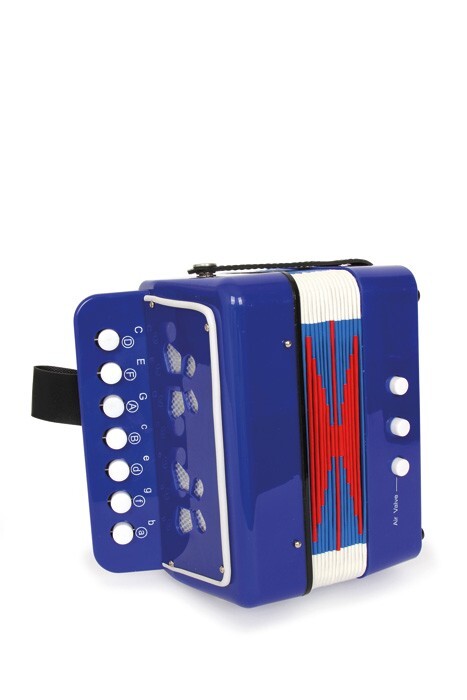 Weitere Ansicht: small foot 3318 - Akkordeon blau, Kinder-Musikinstrument, Höhe: 17cm