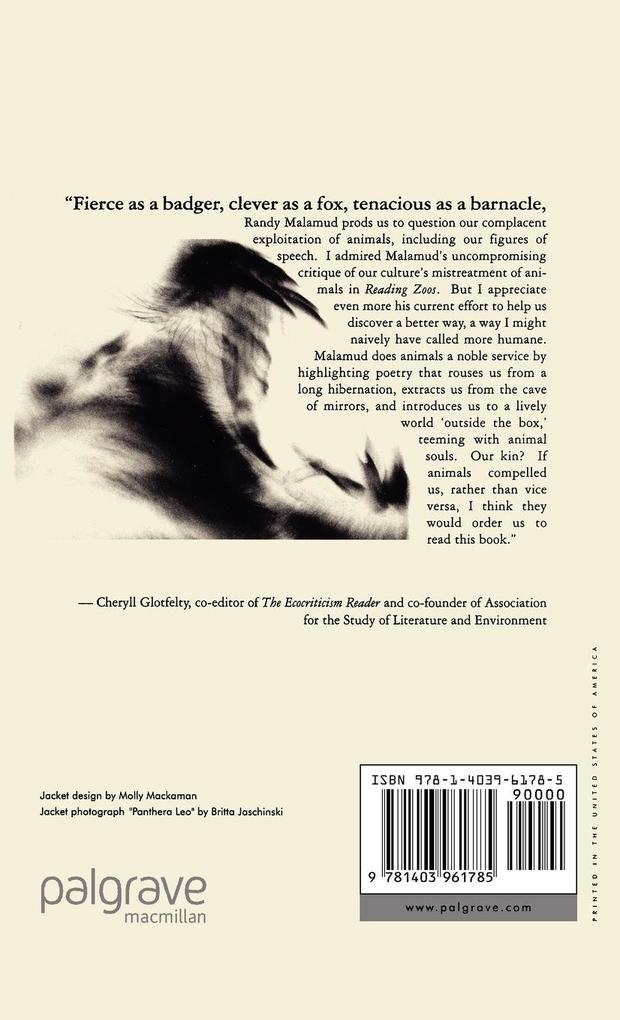 Weitere Ansicht: Poetic Animals and Animal Souls | R. Malamud