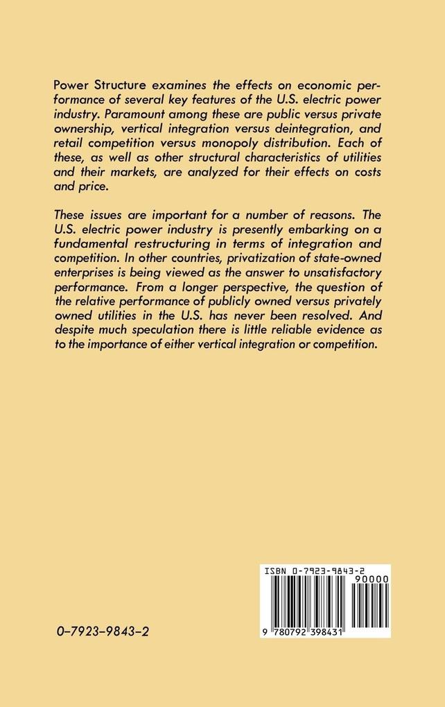 Weitere Ansicht: Power Structure | John E. Kwoka Jr., John E. Kwoka