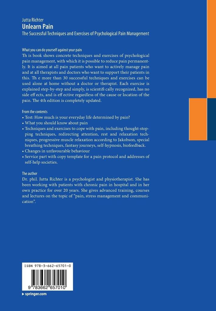 Weitere Ansicht: Unlearn Pain | Jutta Richter