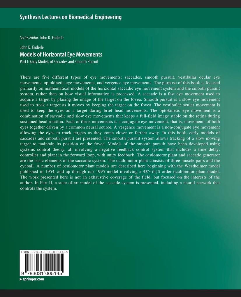 Weitere Ansicht: Models of Horizontal Eye Movements, Part I | John Enderle