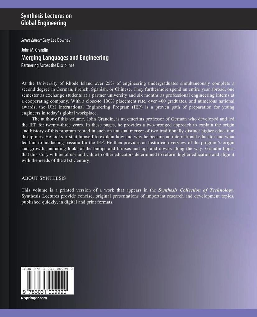 Weitere Ansicht: Merging Languages and Engineering | John Grandin