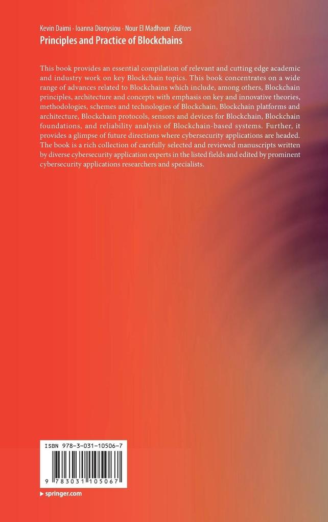 Weitere Ansicht: Principles and Practice of Blockchains