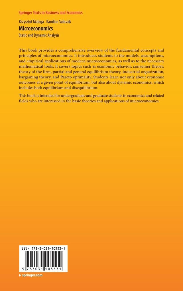 Weitere Ansicht: Microeconomics | Krzysztof Malaga, Karolina Sobczak