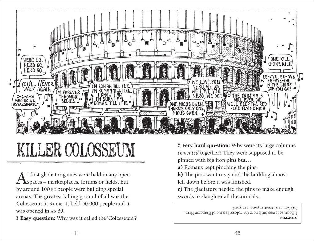 Weitere Ansicht: Ruthless Romans (newspaper edition) | Terry Deary