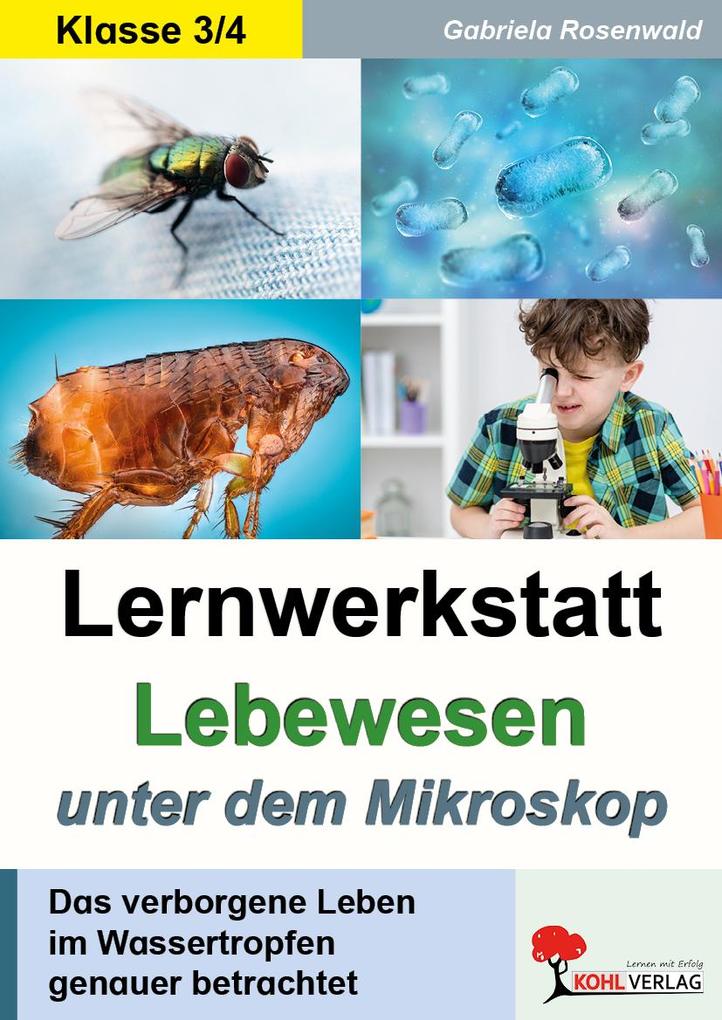 Produktbild: Lernwerkstatt Lebewesen unter dem Mikroskop / Klasse 3-4 | Gabriela Rosenwald