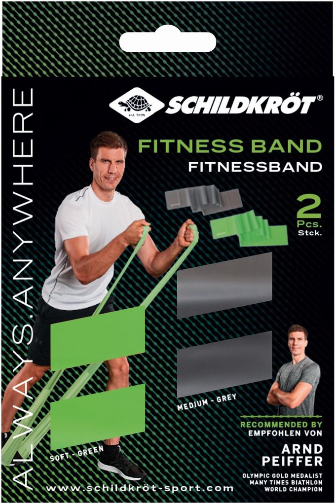 Produktbild: Schildkröt Fitness - Fitnessbänder 2er Set - LATEXFREI