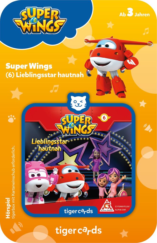 Produktbild: tigercard - Super Wings - 6 - Lieblingsstar hautnah