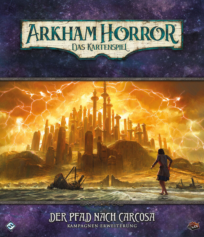 Produktbild: Fantasy Flight Games - Arkham Horror Das Kartenspiel - Der Pfad nach Carcosa - Kampagnen-Erweiterung | Nate French, MJ Newman