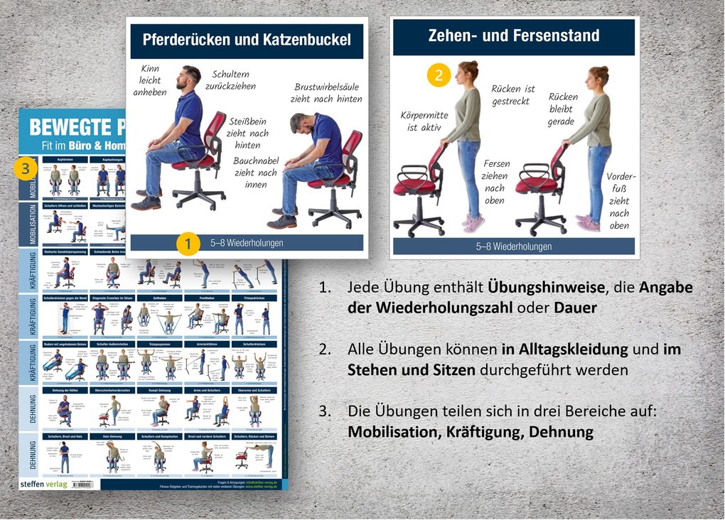 Weitere Ansicht: Fitnessposter Bewegte Pausen | Ronald Thomschke