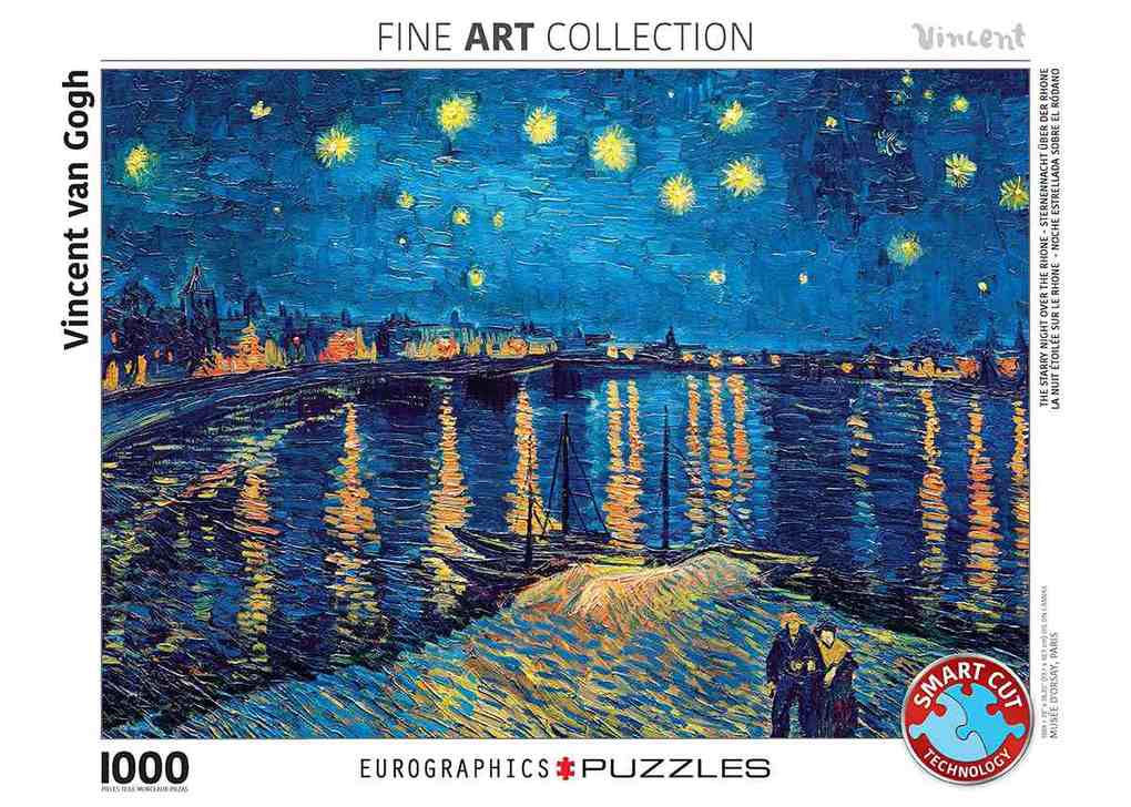 Weitere Ansicht: The Starry Night Over the Rhône. 1000 Teile | Vincent Van Gogh