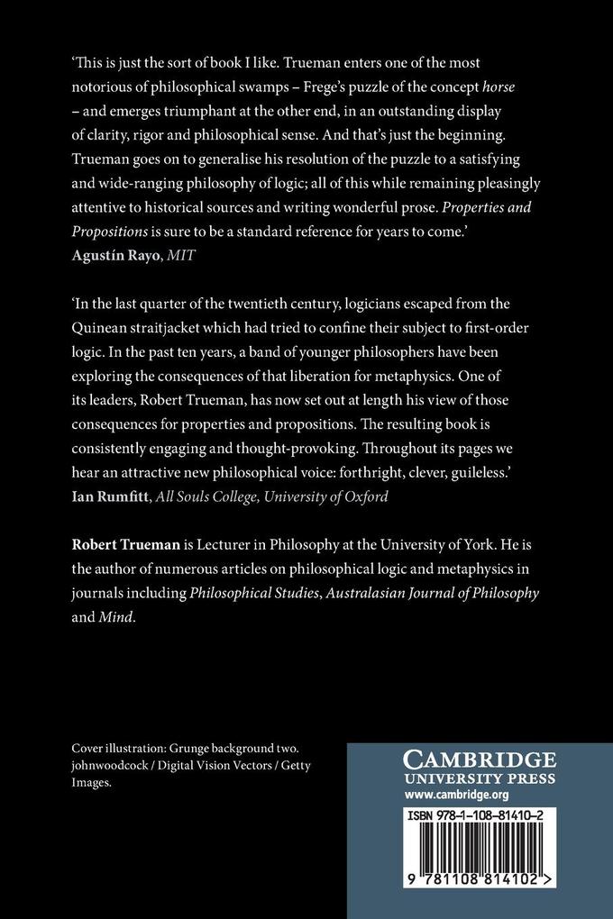 Weitere Ansicht: Properties and Propositions | Robert Trueman