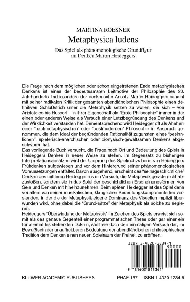 Weitere Ansicht: Metaphysica Ludens | Martina Roesner