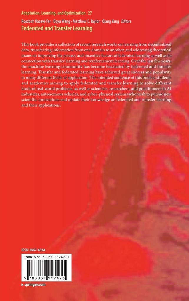 Weitere Ansicht: Federated and Transfer Learning