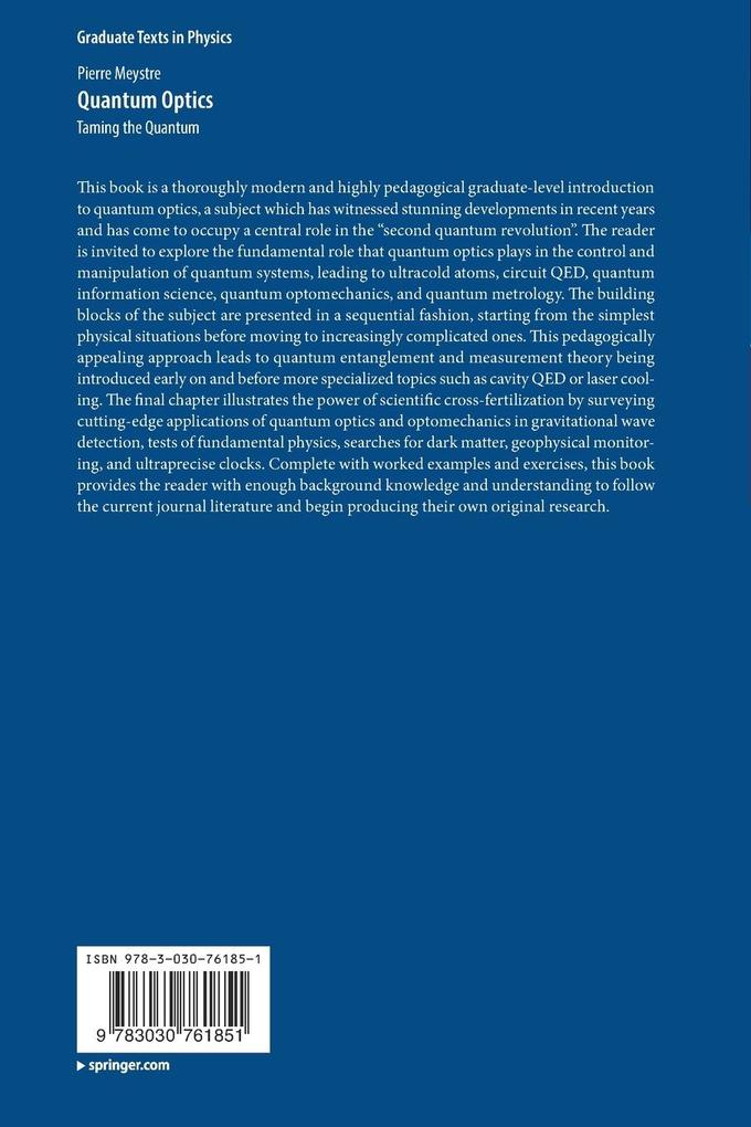 Weitere Ansicht: Quantum Optics | Pierre Meystre